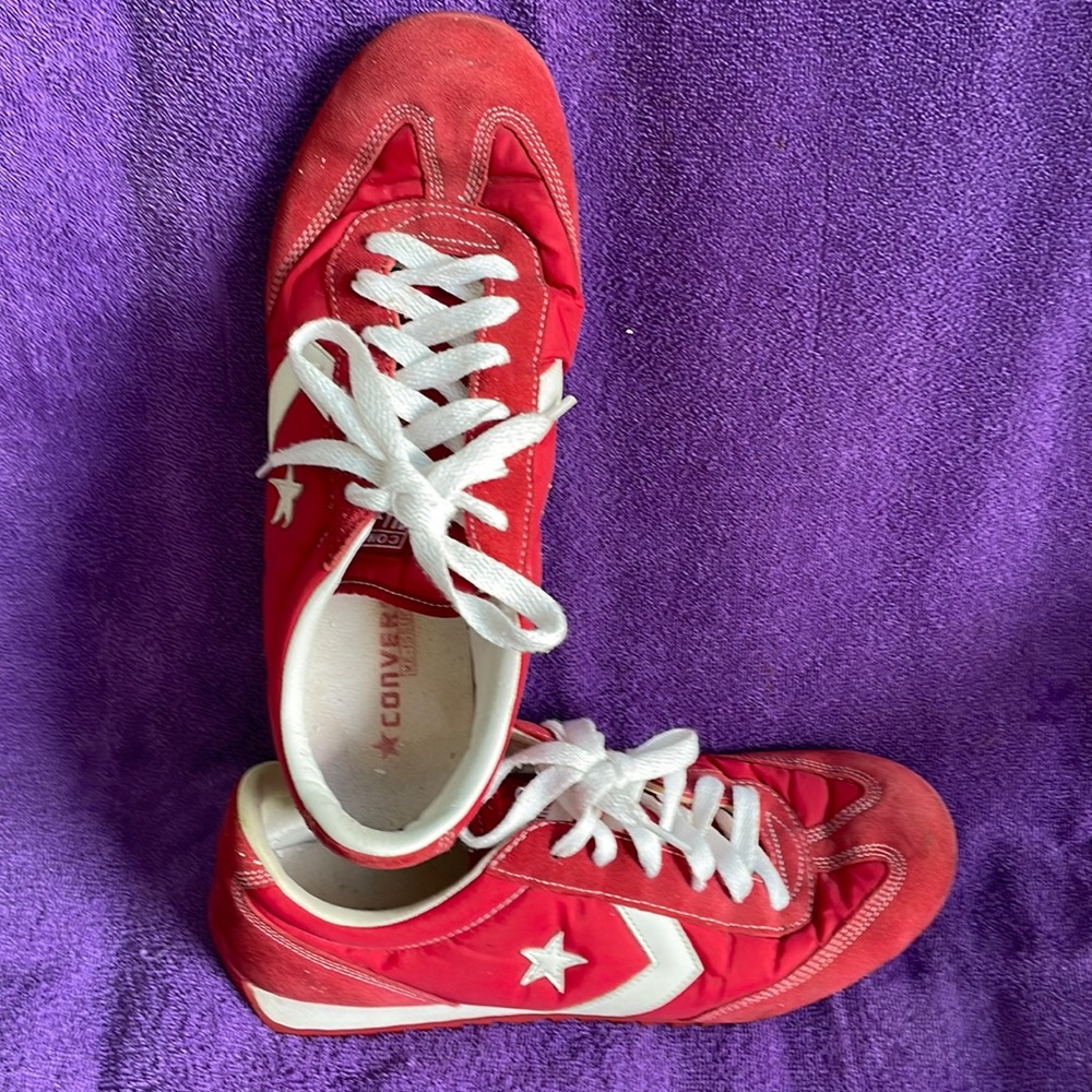 Vintage Converse All Star Red Jogger Sneaker Re-Issue. Men’s 11 1/2.